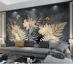 手繪高清精品藝術花鳥電視背景墻壁畫 打造家居美學新境界